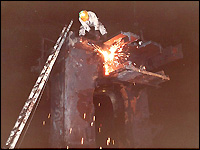 熱延設備支柱切断6