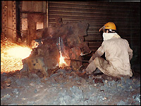 熱延設備支柱切断7