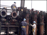 コークス炉解体2