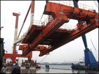 ガントリークレーン解体5