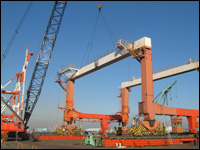 ガントリークレーン解体6