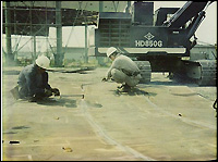 20万K球型タンク解体5