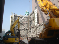 佐江戸タワーパーキング解体工事2