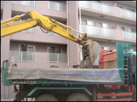 佐江戸タワーパーキング解体工事9