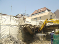 千駄ヶ谷鉄筋コンクリート造解体工事13