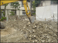 千駄ヶ谷鉄筋コンクリート造解体工事14