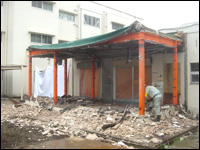 小学校給食室解体工事7