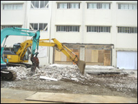 小学校給食室解体工事10